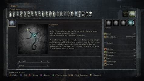 The importance of lore and storytelling in Bloodborne's Guidance Runes
